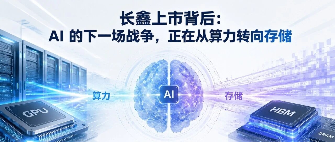 长鑫上市背后：AI 的下一场战争，正在从算力转向存储